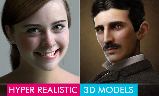 100 Hyper Realistic 3D Model character designs for your inspiration
