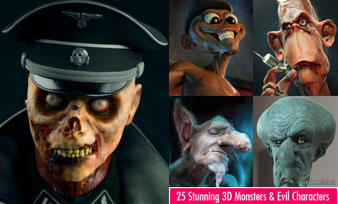 3D Monsters