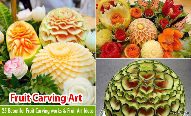 25 Beautiful Fruit Carving works and Fruit Art Ideas for your inspiration