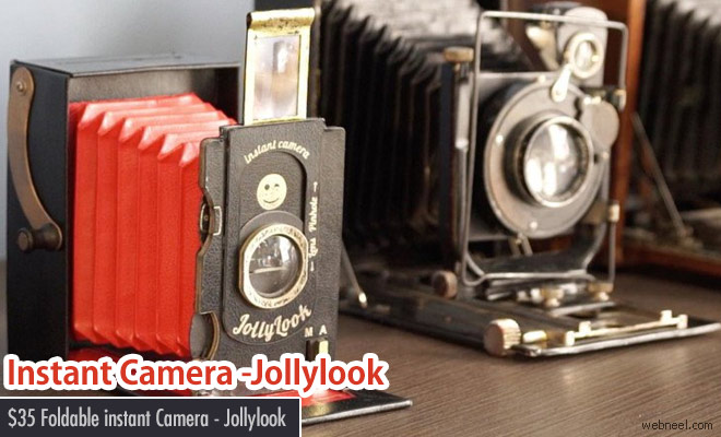 First Cardboard Folding Instant Camera - Jollylook