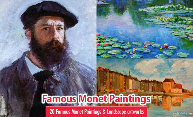 20 Famous Monet Paintings and Landscape artworks