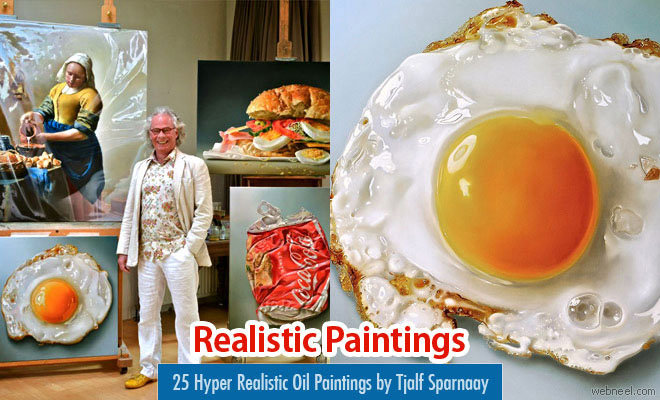 40 Mega Hyper-Realistic Oil Paintings by Dutch Artist Tjalf Sparnaay