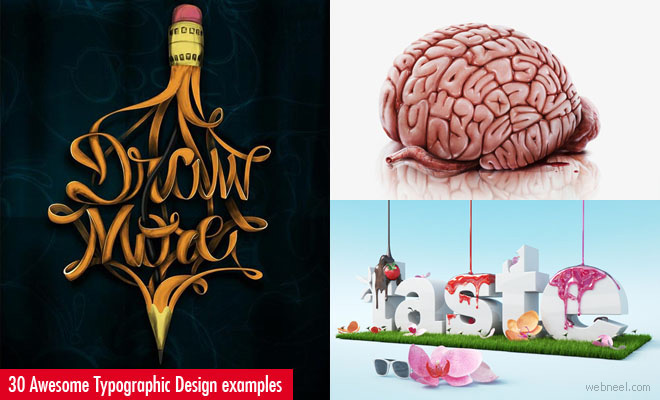 30 Awesome and Creative Typographic Designs and Typography Posters