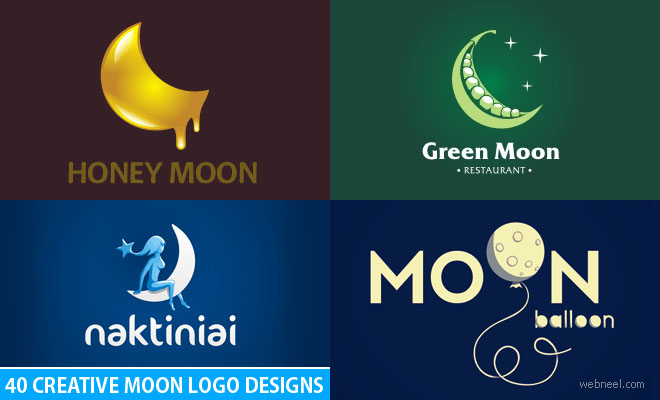 50 Creative Moon Logo Design examples for your inspiration