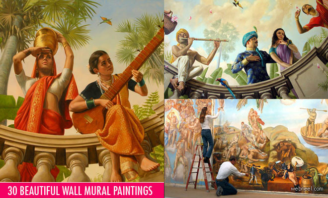 30 Beautiful Wall Mural Paintings for Your Inspiration