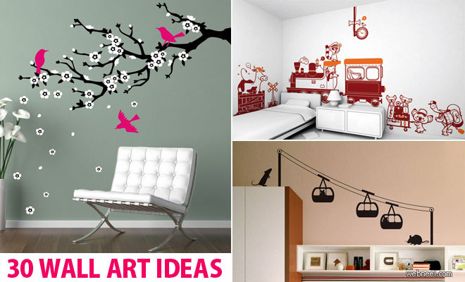 30 Beautiful Wall Art Ideas and DIY Wall Paintings for Your Inspiration