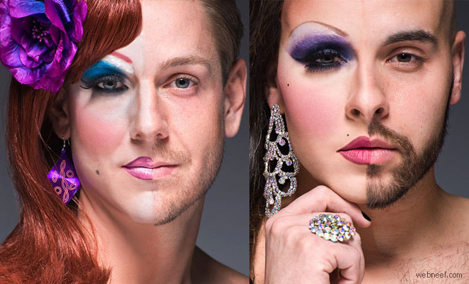 25 Awesome Pictures of Half Man Half woman - Photographed and Photoshopped