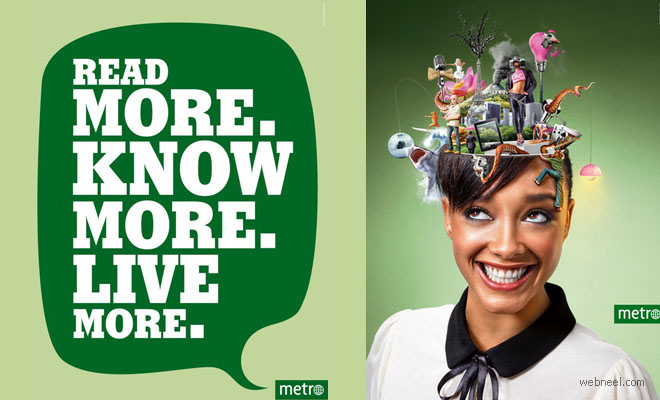 Creative and Inspiring Advertising Photos from the Metro Campaign