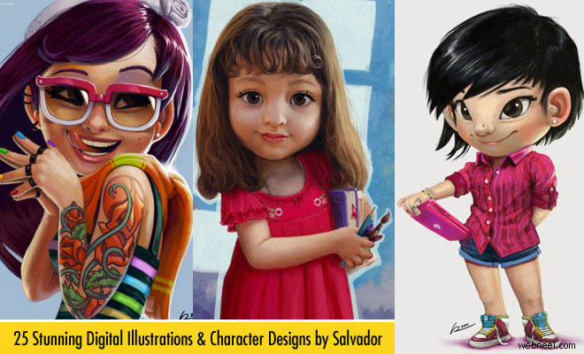 50 Stunning Digital Illustrations from famous artists around the world