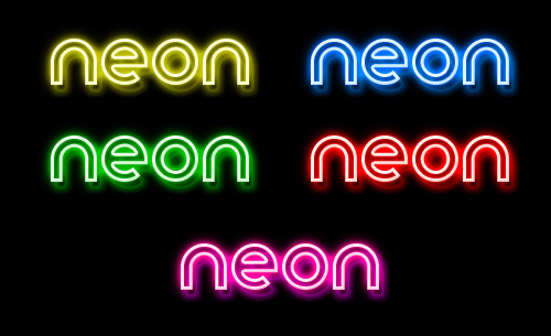 Neon Glow Styles