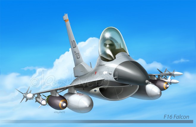 7F16 Falcon by Loopydave
