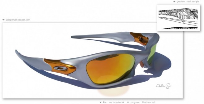 vector illustrator objects