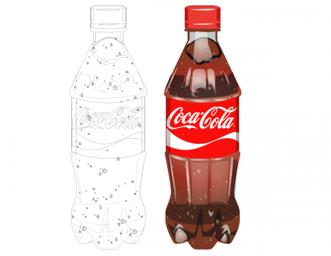 vector illustrator objects